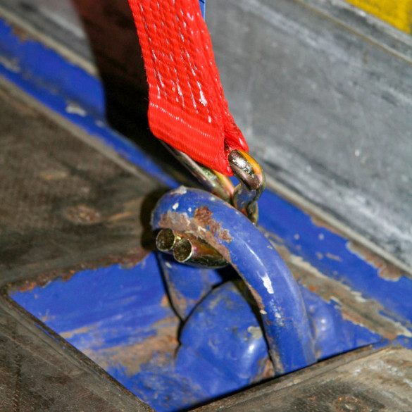 Колан за укрепване на товари с тресчотка, червен, 5000кг, 50мм × 8м - изображение 8