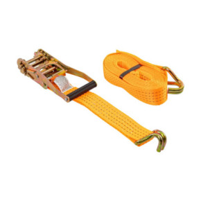 Колан за укрепване на товари с тресчотка, оранжев, 4000кг, 50мм × 6м - изображение 1 2