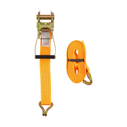 Колан за укрепване на товари с тресчотка, оранжев, 4000кг, 50мм × 6м - изображение 3