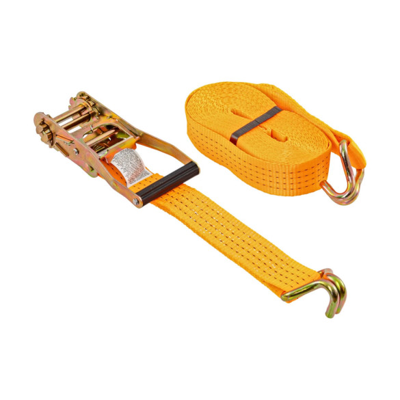 Колан за укрепване на товари с тресчотка, оранжев, 4000кг, 50мм × 8м - изображение 2