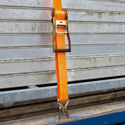 Колан за укрепване на товари с тресчотка, оранжев, 4000кг, 50мм × 8м - изображение 8