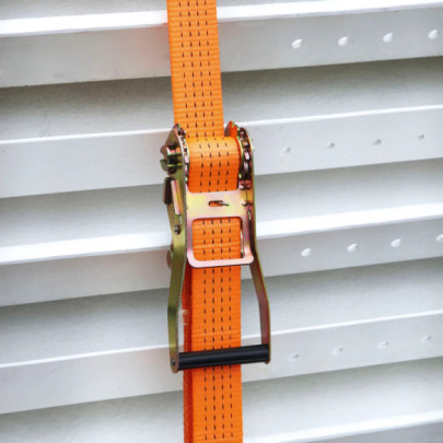 Колан за укрепване на товари с тресчотка, оранжев, 4000кг, 50мм × 8м - изображение 9