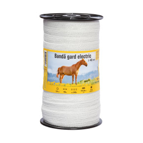 Лента за електропастир - 40 мм - 200 м - 120 кг - 3,8 Ω/м - изображение 1