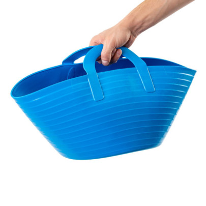 Гъвкава пластмасова кофа, Flexbag, синя, 12литра - изображение 5
