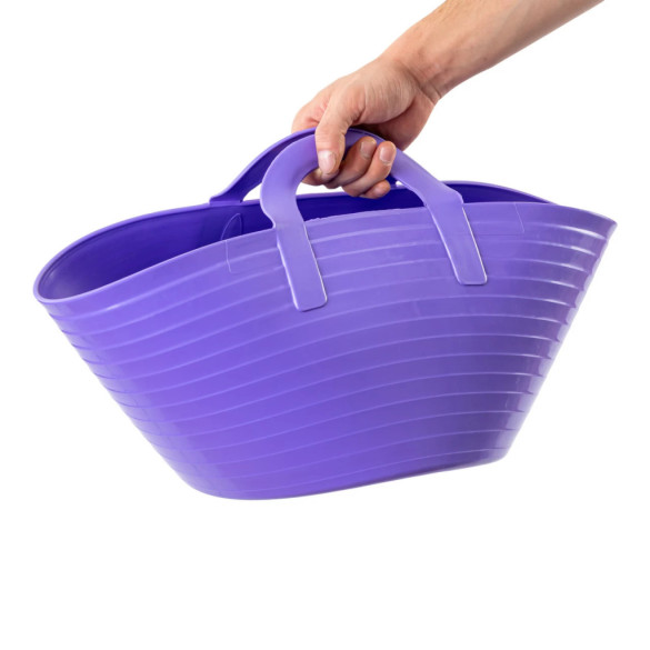 Гъвкава пластмасова кофа, Flexbag, лилава, 12литра - изображение 5