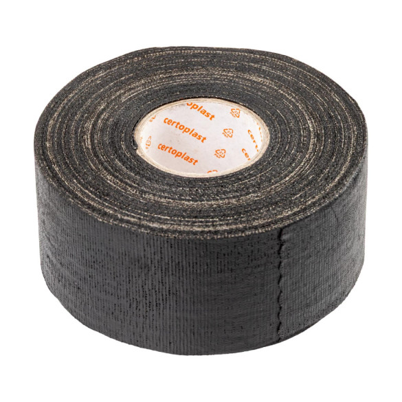 Лента за копита, черна, Certoplast, 45мм × 25м - изображение 1