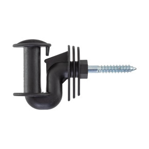 Ъглов изолатор за лента, с винт за дърво - изображение 1 2