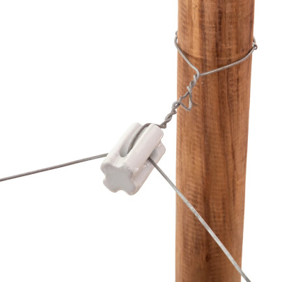 Изолатор за ъгъл или начало/край от порцелан, за постоянни ограждения за електропастир - изображение 7